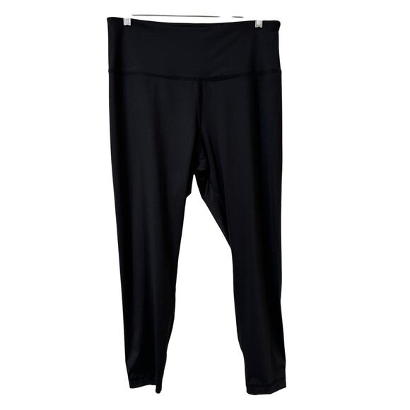 Everlast XL Black Workout Leggings 5" Waistband Kris Kross Cut Out Back Of Leg - Picture 1 of 5